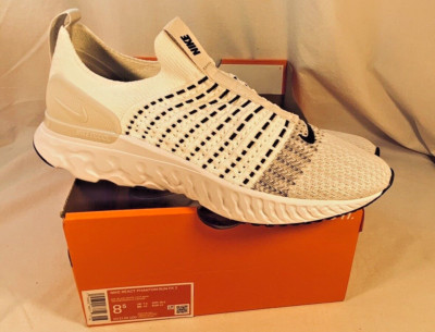 NIKE React Phantom Run Flyknit 2 Running Shoes DV2139-100 Men's Size 8.5 $140