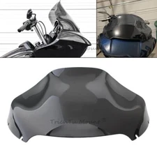 13" Motorcycle Front Wave Windshield Black for Harley Road Glide FLTRX 2015 +