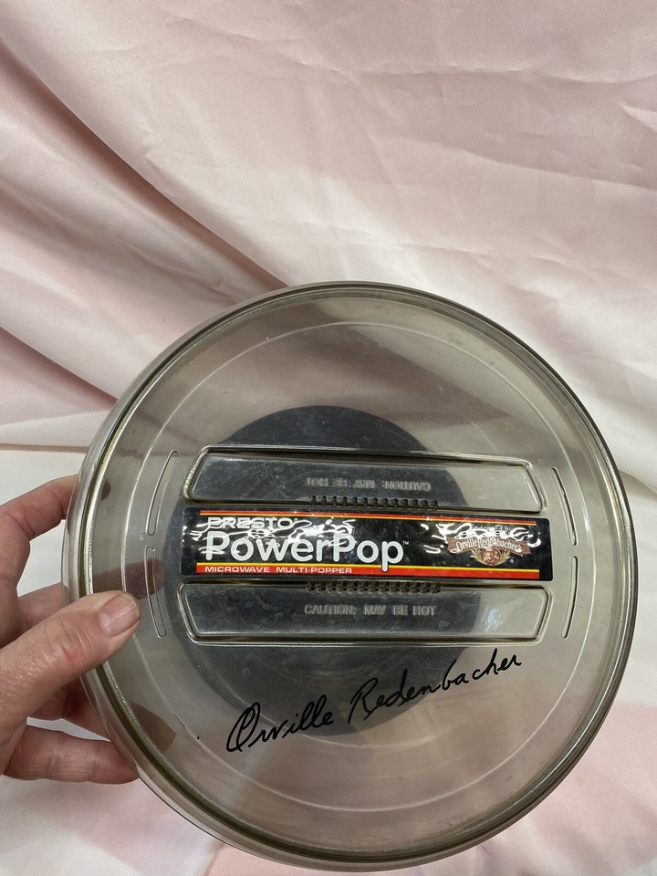 Vintage Presto Power Pop Microwave Popcorn Popper 04830 eBay