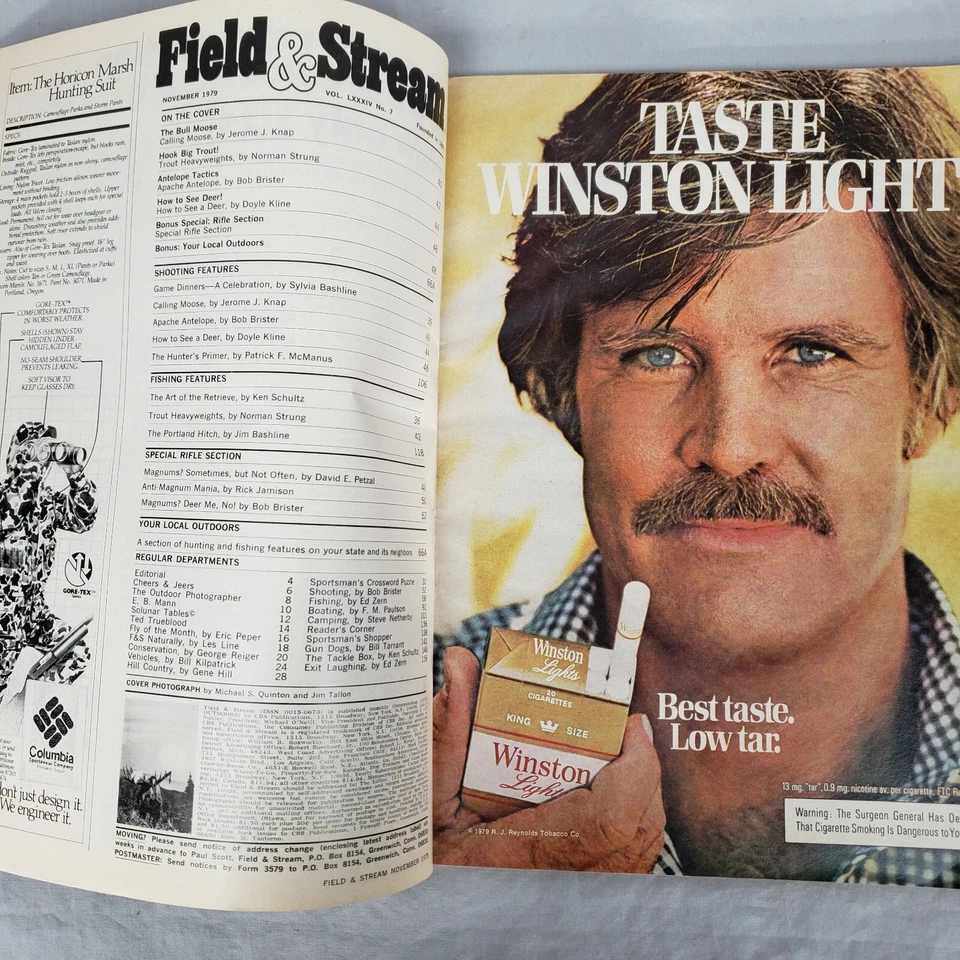 Field And Stream Vintage November 1979 Magazine Hunting Fishing Camping Outdoor - Image 4 of 4