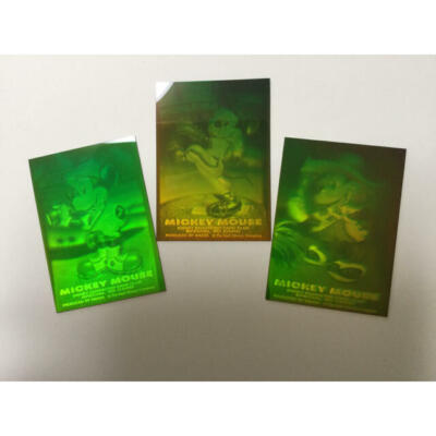 その他 Disney Mickey Mouse Amada 3D Card Amada Mickey Mouse Disney Trading Card 3D Card Movie Anime Manga