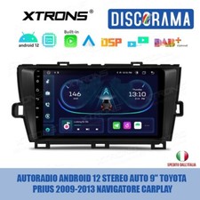Autoradio Android 12 Stereo Auto 9" Toyota Prius 2009-2013 Navigatore CarPlay - Miniatura 1