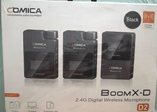 Comica BoomX-D D2 2.4 GHz Dual Wireless Microphone System New Sealed