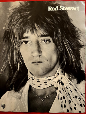Rod Stewart 70s Warner Brothers Records Store Promo. 27x21