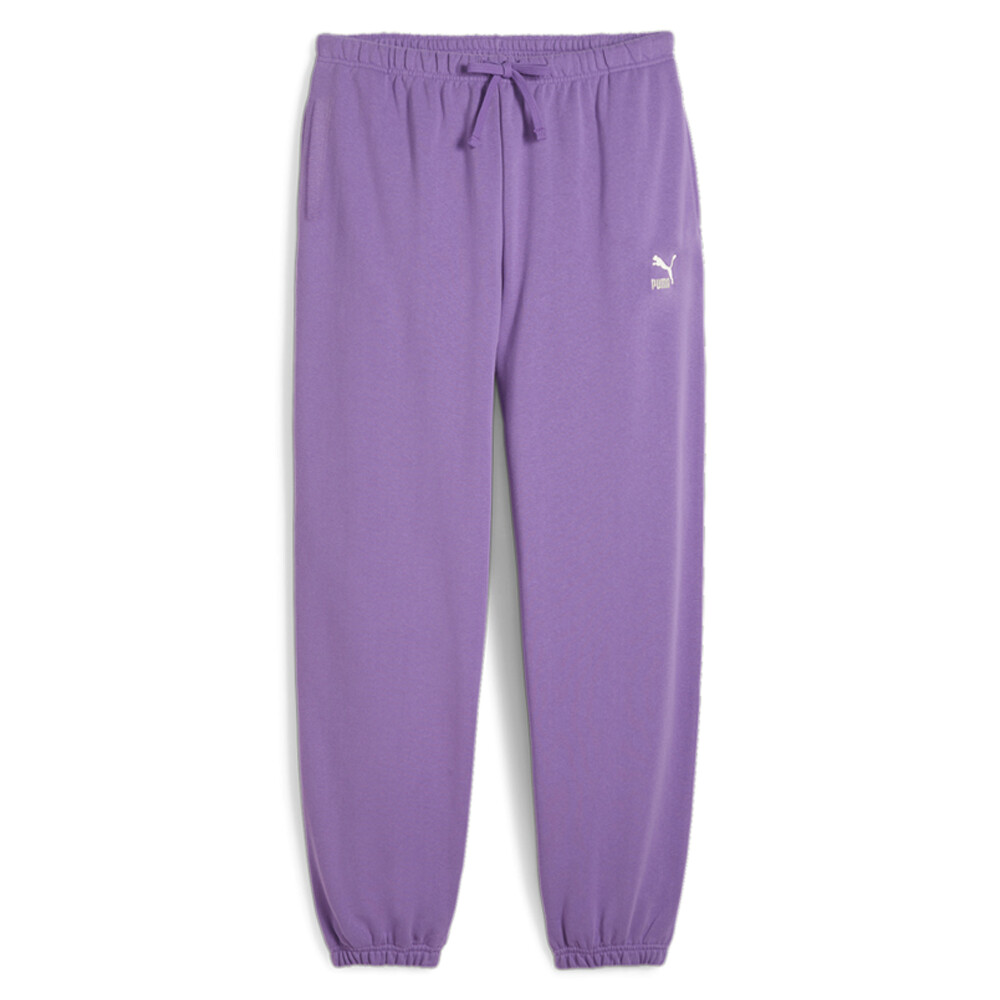 Женские повседневные спортивные брюки Puma Better Classics с завязками фиолетового цвета