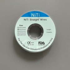 1 Roll Dental Orthodontic Niti Wire 5 Meter Straight Niti Arch Wire 014inch