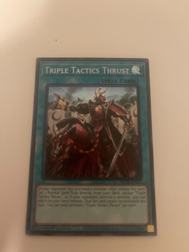 Triple Tactics Thrust MP24-EN073 - Carta Yu-Gi-Oh! Rara Segreta Prismatica - 1a Edizione - 2