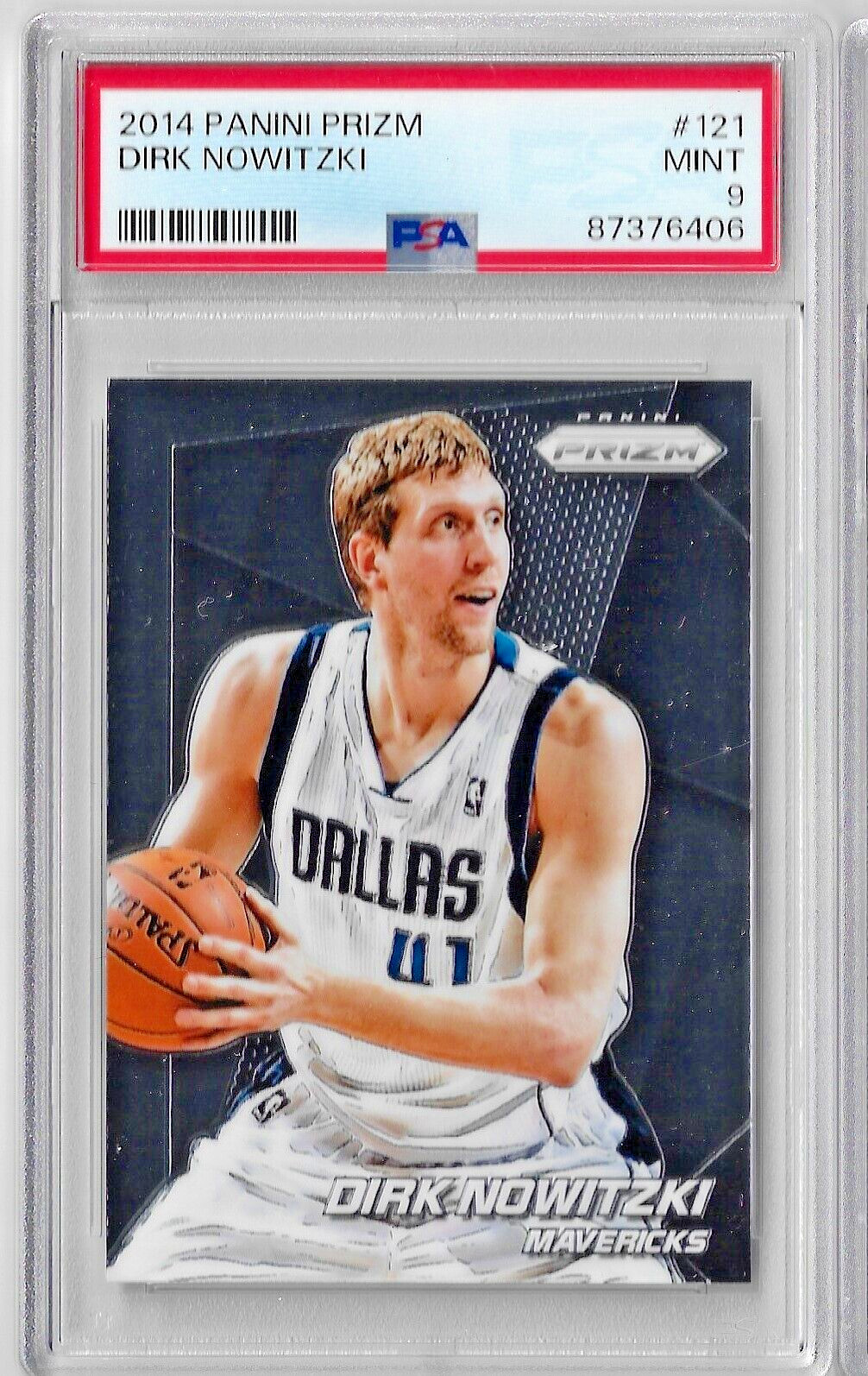 2014 Panini Prizm Dirk Nowitzki PSA 9