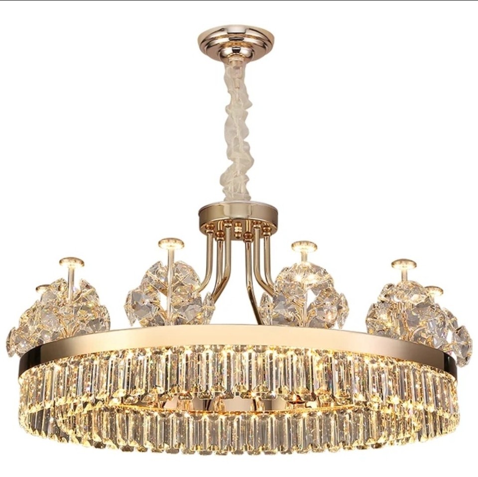 Crystal Ceiling Light,Modern Luxury Crystal Chandelier 60cm Chandelier