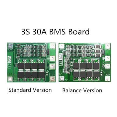 3S 12.6V 30A BMS 18650 Battery Protection Board Li-ion Batterie Schutz Platine
