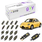 9 Bulbs White LED Interior Light Kit For Volkswagen Beetle Hatchback 1998-2011
