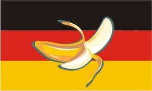 Aufkleber Bananenrepublik Flagge Fahne 8 x 5 cm Autoaufkleber Sticker