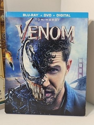 Venom--Blu-ray/DVD/Slipcover--2018--NO DIGITAL--Tom Hardy--EXCELLENT CONDITION