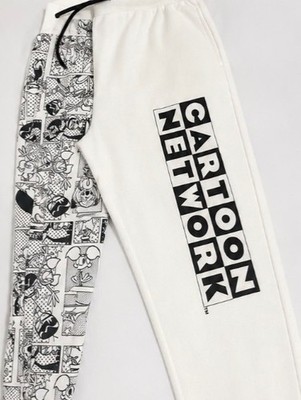 Cartoon Network Jogger Sweatpants Men s XL New Without Tags Black White Graphic 