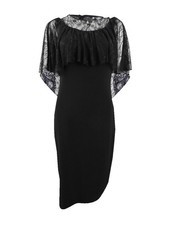 Lauren by Ralph Lauren Women's Lace-Overlay Dress