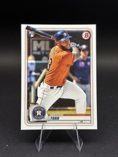 2020 Bowman Abraham Toro RC Houston Astros #23 Rookie Baseball Card. rookie card picture