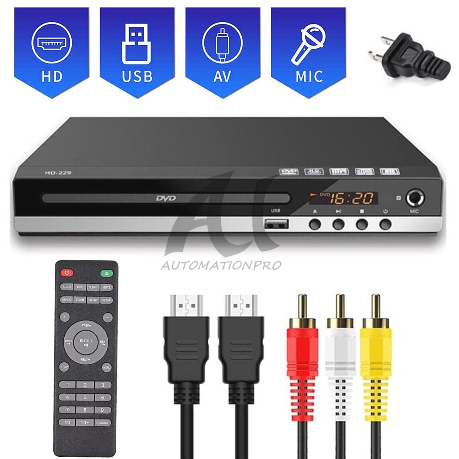 All Region Free Dvd Cd Usb Player With Hd+rca Output Us C7n0