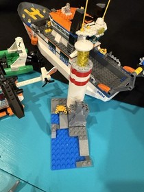 Coast Guard Patrol #60014 LEGO CITY 100% Complete w/ Manual & MiniFigures