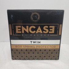MALOUF "Encase" Bed Bug Protection  100 Waterproof TWIN Mattress Protector NEW