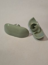 4x uPVC Window, Door Double Glazing Drainage hole Cover - CHARTWELL GREEN 