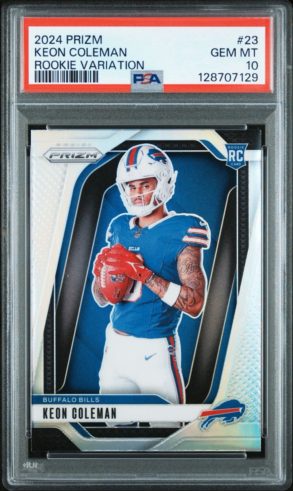 Keon Coleman Panini Prizm Rookie Variation #23 Base