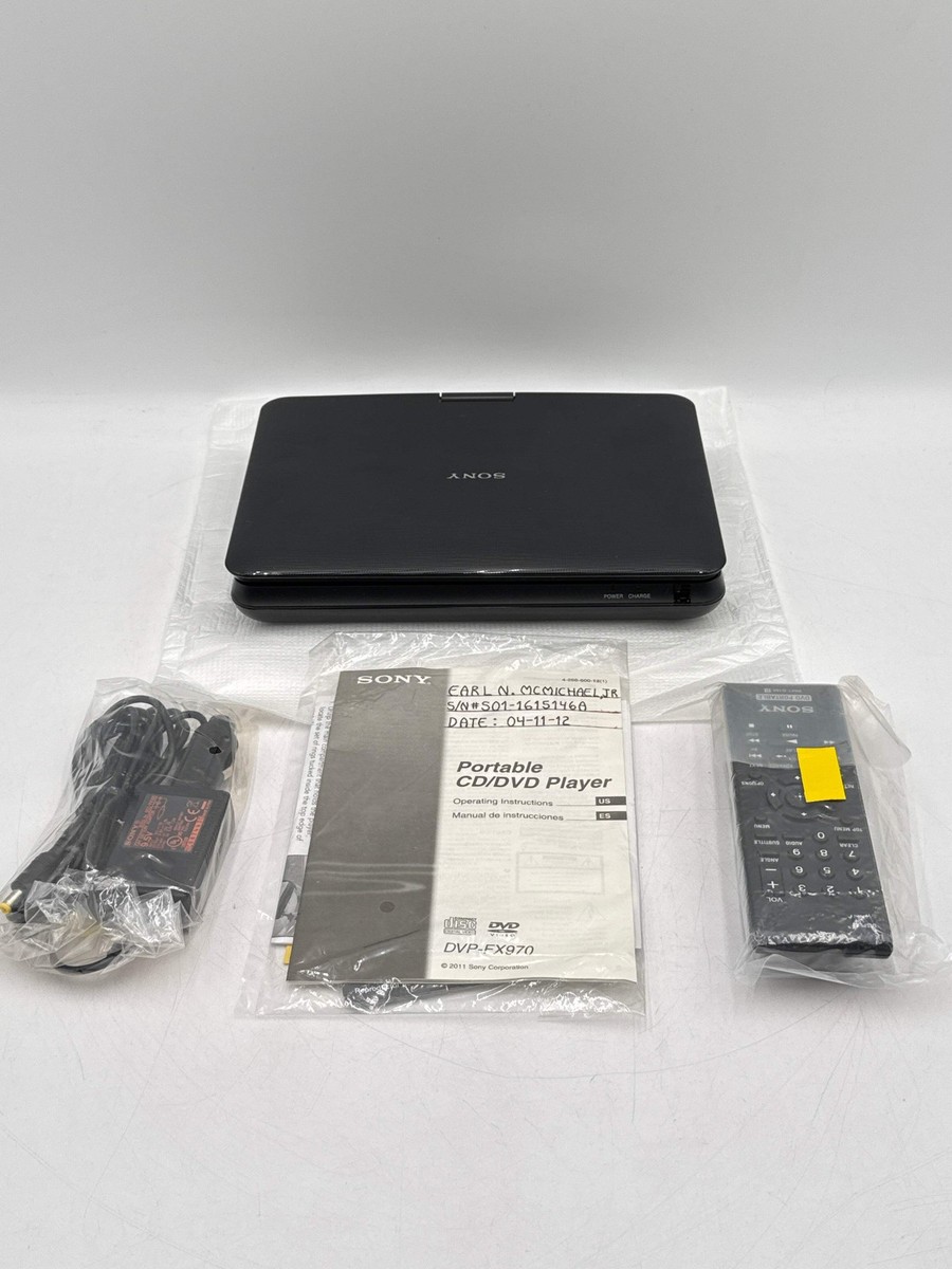 ソニー　ポータブルDVDプレイヤー DVP-FX970 Amazon.com: Sony DVP-FX970 9-Inch Portable DVD Player (2011