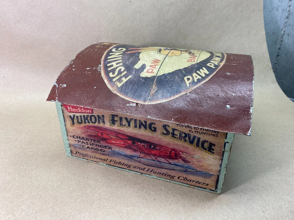 Arte de señuelo de pesca vintage Paw Paw and Heddon escala 1/24 Foto 3 de 4