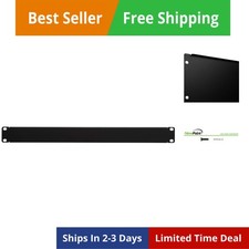 1U Blank Rack Mount Panel Spacer for 19-Inch Server Network Rack Enclosure Or...