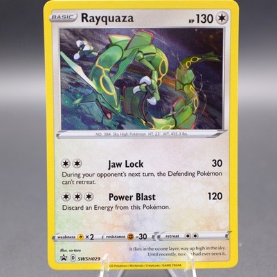 Rayquaza - (Pixel Cosmos Holo) SWSH029 Promo Pokemon TCG NM | eBay