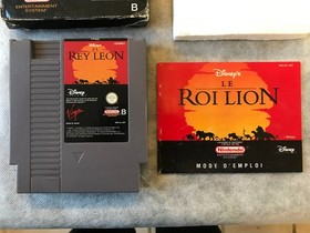 JEU NINTENDO NES LE ROI LION  BOITE NOTICE TESTE