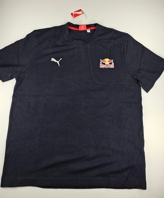 Puma Red Bull Racing F1 Racing Team Navy T Shirt Men s Large NWT