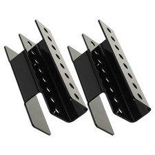 2Pcs Durable Black Acrylic Dart Wall Rack for Indoor Sport Storage Organizer