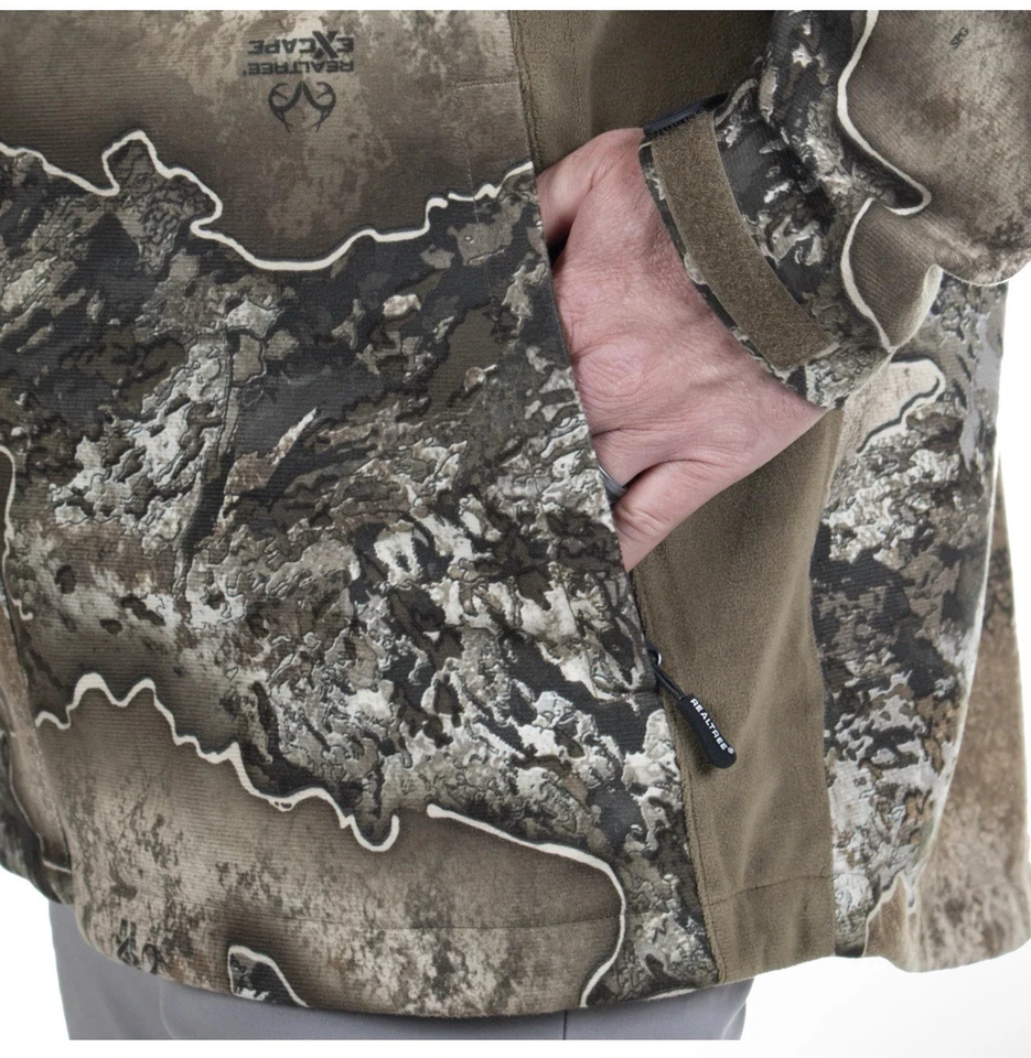 Chaqueta de caza para hombre Realtree® EXCAPE™ camuflaje impermeable control de olores talla 3XL Foto 3 de 4
