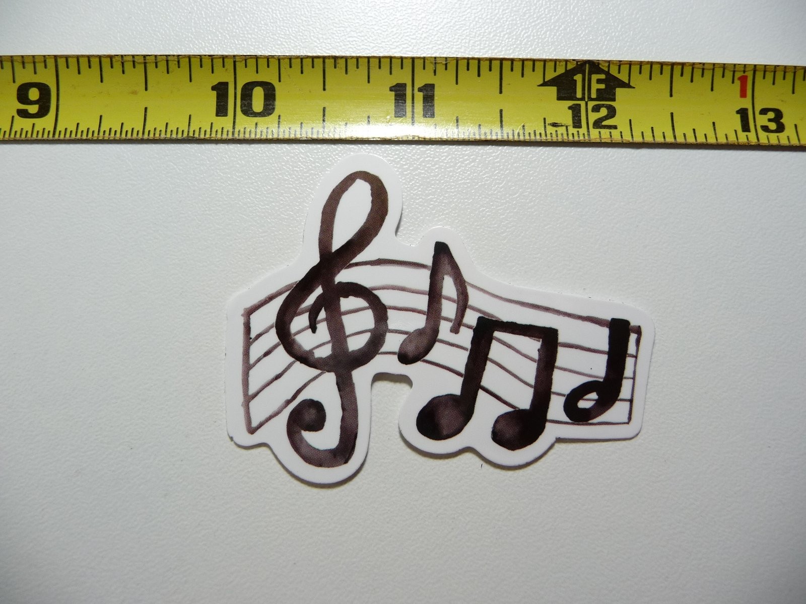 Musical Notes Decal Sticker for Band and Song Fan Appreciation