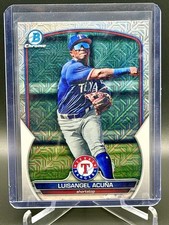 2023 Bowman Chrome Luisangel Acuna Mega Box Mojo Texas Rangers #BCP-230