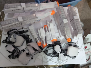Laser X Fusion Laser Tag Blaster Guns With Chest Targets