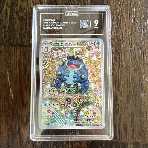 Seismitoad graded TAG 9 for sale on eBay