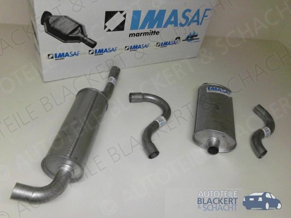 Imasaf Auspuffset Ab Kat für Volvo 940 Kombi Turbo 2.0 + 2.3 1990-1998-image