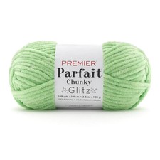 Premier Parfait Chunky Glitz Yarn 3 Pack "Key Lime Glitz"