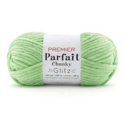 Premier Parfait Chunky Glitz Yarn 3 Pack ''Key Lime Glitz''