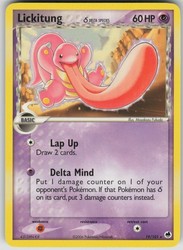 Lickitung (Delta Species) 19/101 EX Dragon Frontiers Rare