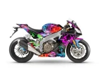 Complete Vinyl Graphic Kit Decal Sticker Set "Purge" for Aprilia RSV4 2009-2015