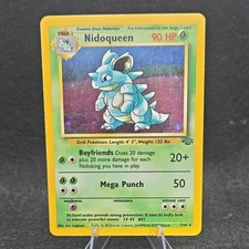 Pokémon TCG Nidoqueen 7/64 Jungle Holo Rare Unlimited Stage 2 HP90 Card