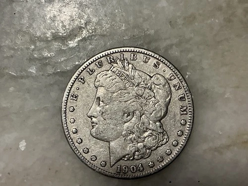 1904-S Silver Morgan Dollar Fine