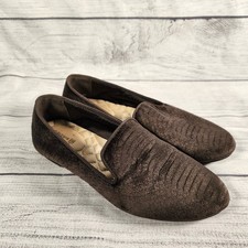 BIRDIES The Starling Women's Size 6 Brown Suede Flat