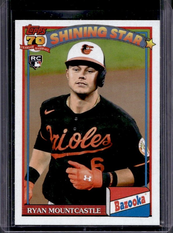 2021 Topps Archives Ryan Mountcastle 1991 Bazooka Shining Stars Rookie #91BZ-1