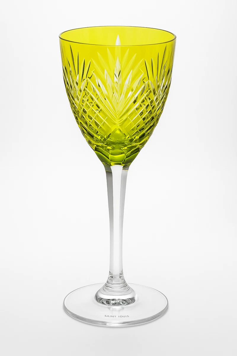 Lot De Verres à Vin Ancien Römer / Roemer En Cristal Taillé - Très Bel état