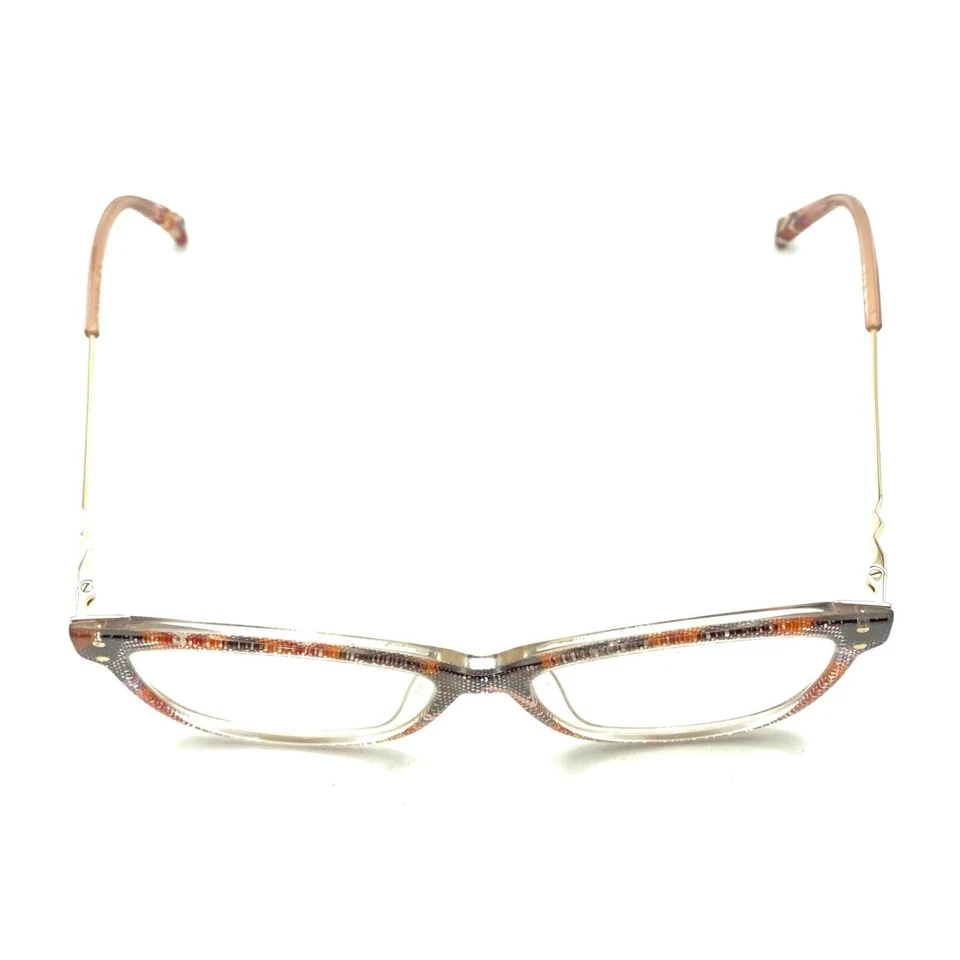 Monturas de gafas de metal Missoni MIS 0006 marrón ojo de gato 140 mujeres de diseñador Foto 4 de 4