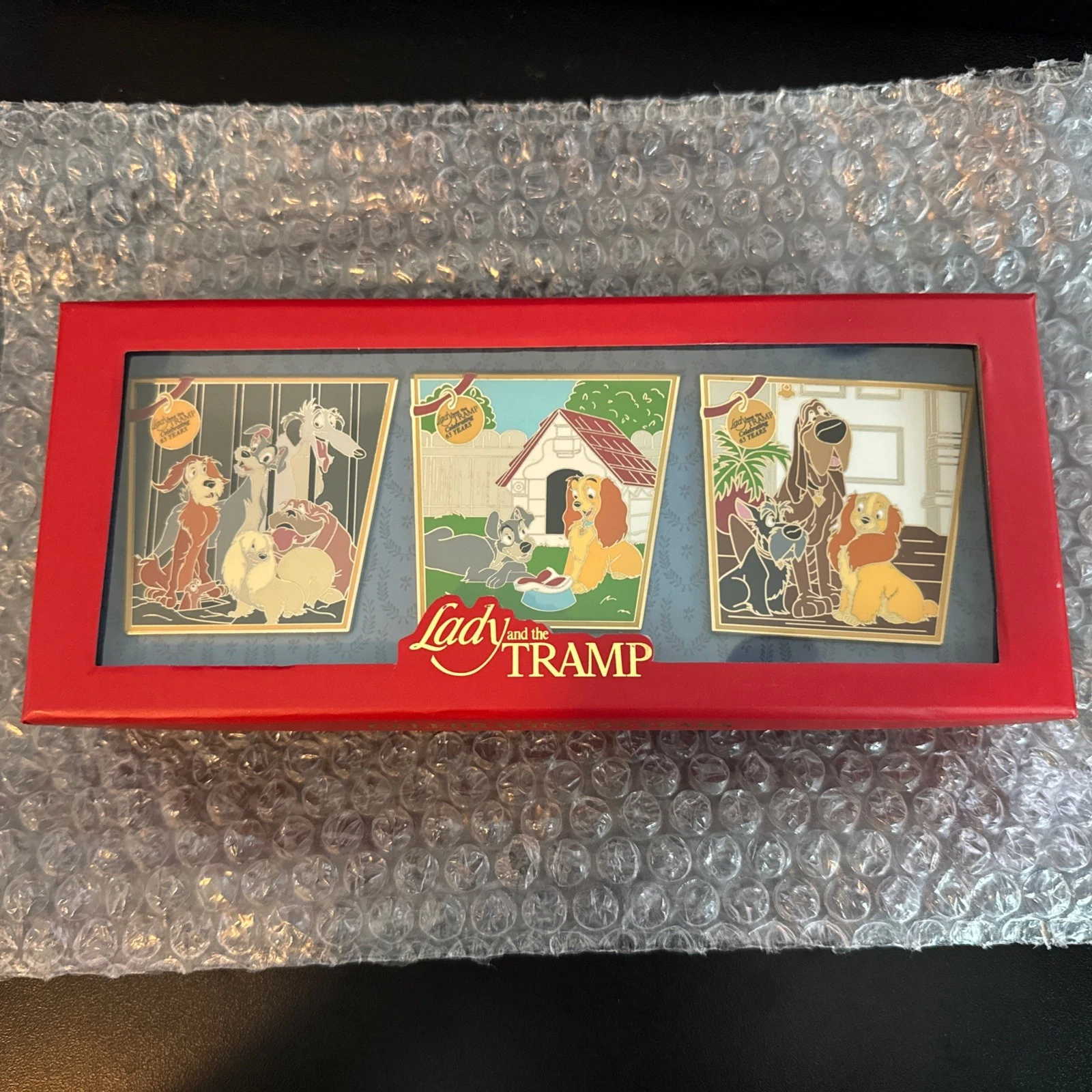 NEW Disney Pins Lady and the Tramp 65th Anniversary Set Limited Edition 1000