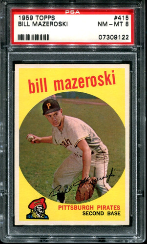1959 Topps Bill Mazeroski #415 card
